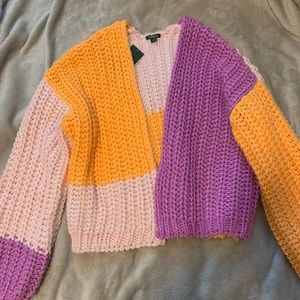Wild Fable Color Block Cardigan